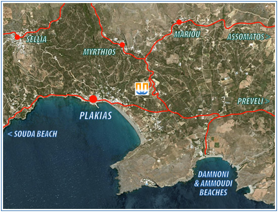 Plakias surrounding area