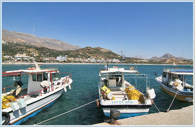 Plakias harbour