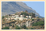 Villa hillside location