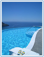 Villa pool bay view