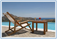 Villa pool eatern view