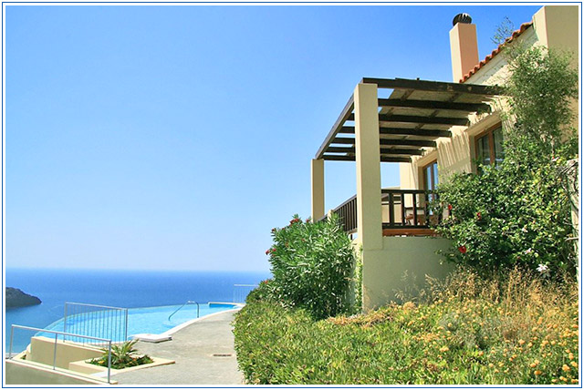 Villa pool view